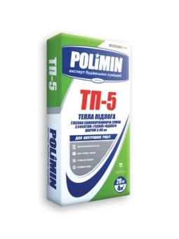 Полімін ТП-5 20кг гіпсова підлога (60шт.) polimin-tp-5-20kg-gipsovyy-pol-60sht- фото
