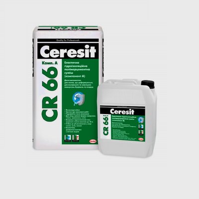 Суміш гідроізоляційна еластична Ceresit CR 66 165 фото