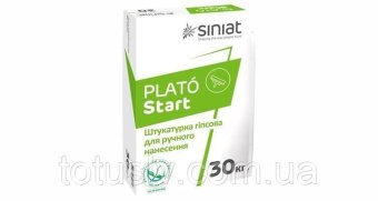 Штукатурка стартова Plato Start plato-shpaklevka-siniat-start-30kg-40-sht фото