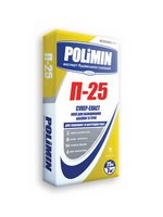 Клей для плитки Полімін П-25 для облицювання басейнів та терас 25кг polimin-p-25-seryy-kley-d-p-elast-25kg фото