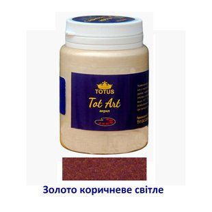 Фарба для декору акрилова Tot Art Totus золото коричневе світле 2766530829 фото