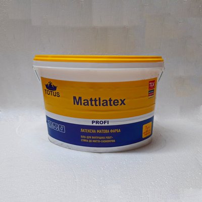 Фарба латексна TOTUS Mattlatex Profi 7 кг 17120 фото